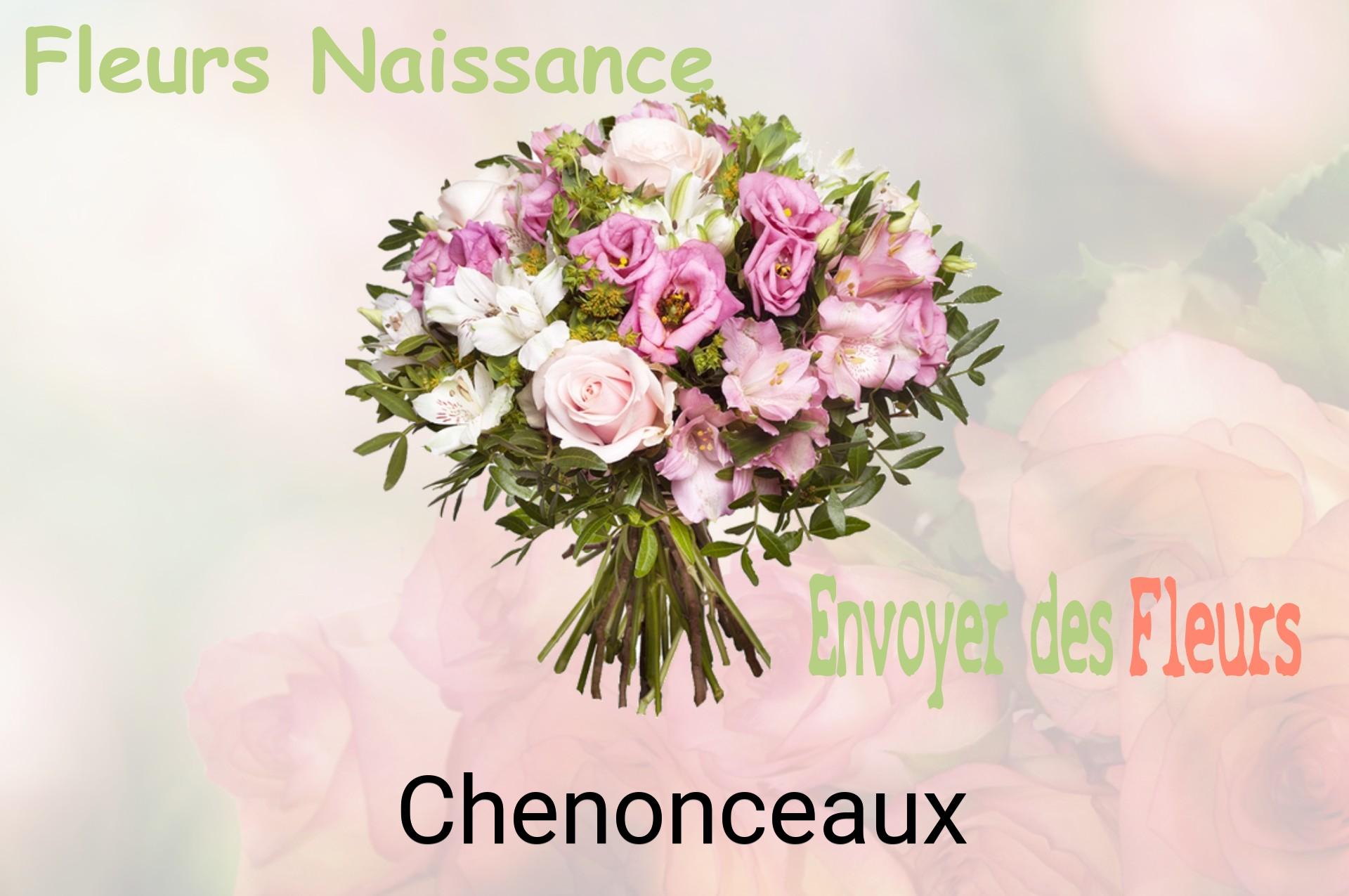 Bouquet de fleurs de naissance livré à Chenonceaux